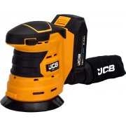 JCB 18V Cordless Orbital Sander 125mm with 2Ah Battery and Fast Charger - 21-18OS-2X